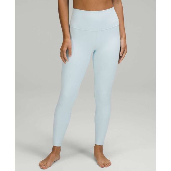 LULULEMON Align High-Rise Pant 28" Ankle Legging Stretch Powder Blue Womens Sz 8 - Picture 1 of 9
